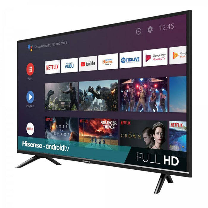 Hisense 40" H55 Series FHD Full HD Smart Android TV with DTS Studio Sound - Refurbished