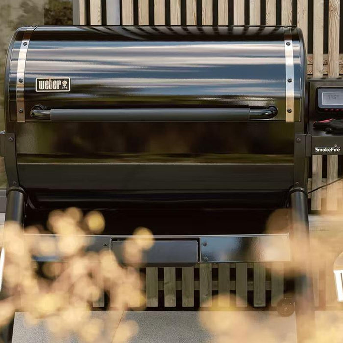 Weber SmokeFire EPX6 Wood Fired Pellet Grill, STEALTH Edition (23611501)