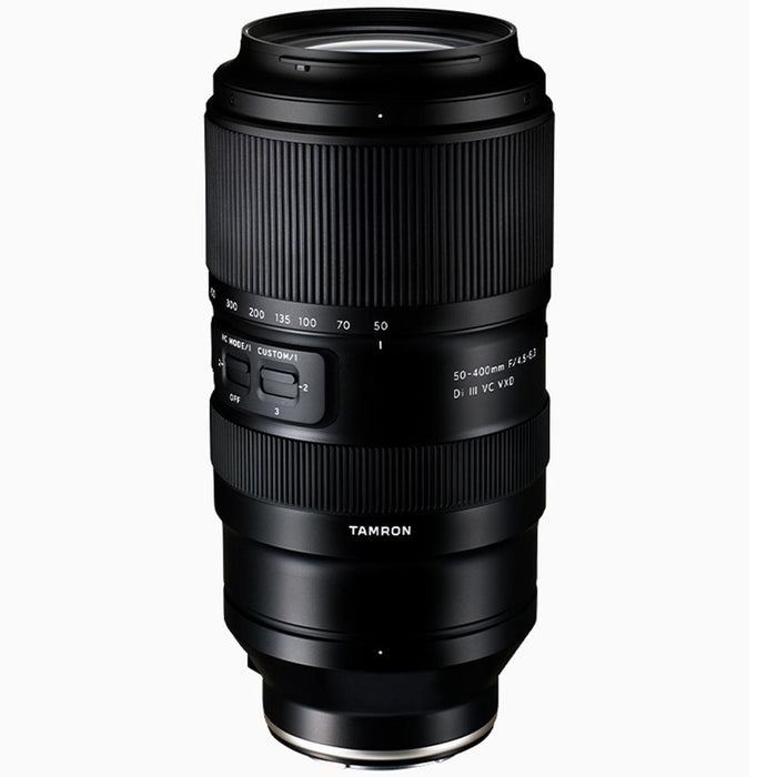 Tamron 50-400mm F/4.5-6.3 Di III VC VXD Telephoto Lens for Sony E-Mount (A067)