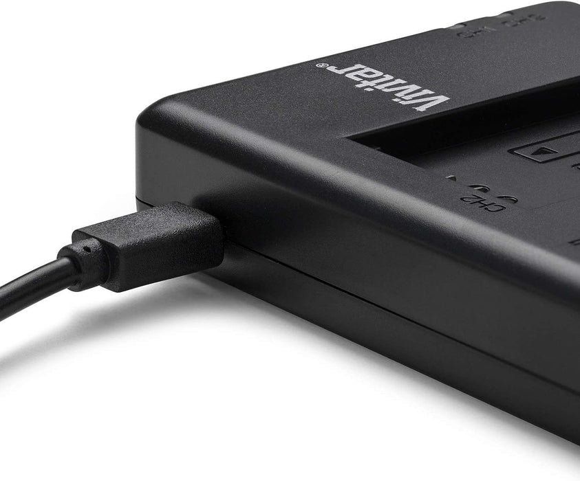 Vivitar USB Dual Port Charger for Sony NP-Fz100 battery