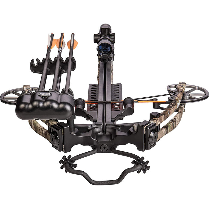 Bear Archery Constrictor Crossbow Kit with Scope, Quiver, Cheek Pad, and Bolts - Veil Stoke