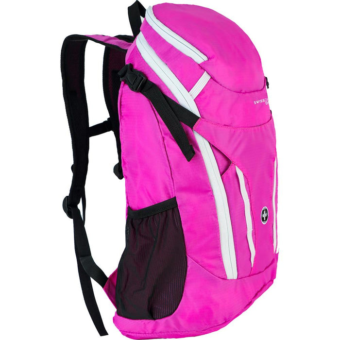 Swissdigital SD1596-46 Kangaroo Foldable Backpack with 15.6" Laptop Pocket, Pink