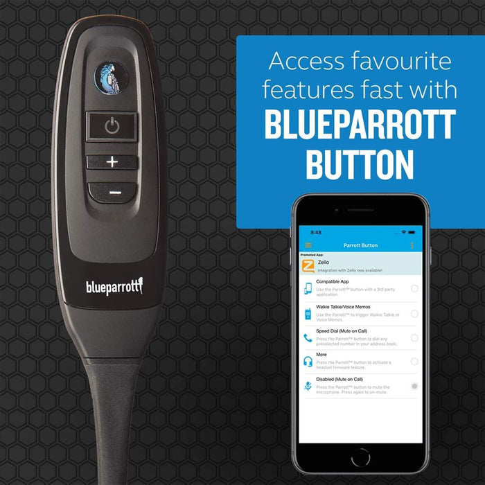 BlueParrott Bluetooth Mono Noise-Canceling Convertible Headset + 1 Year Warranty
