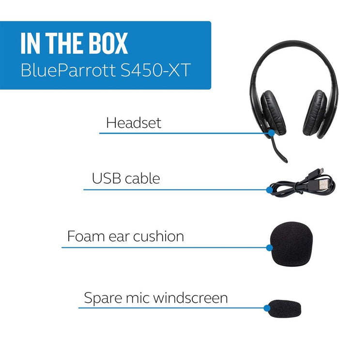 BlueParrott Wireless B.tooth Stereo Headset with Voice Control + 1 Year Warranty