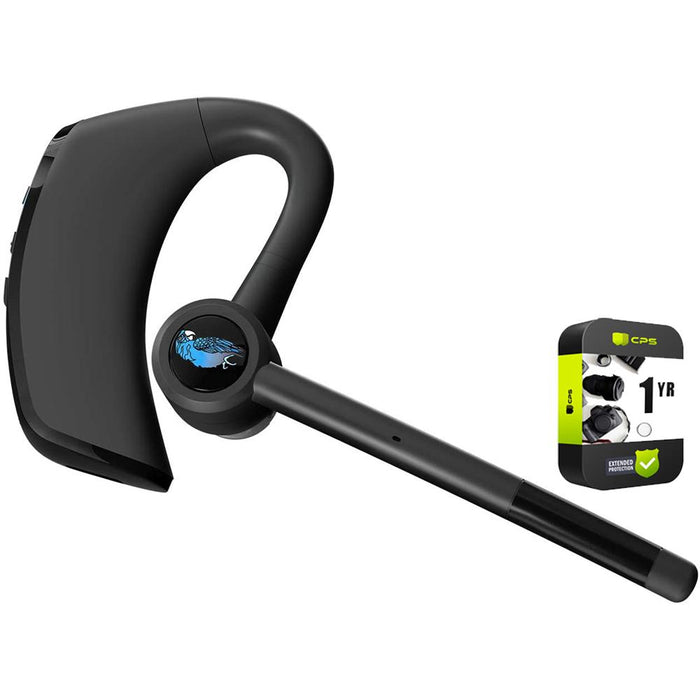 BlueParrott Bluetooth Noise-Canceling Mono Headset with 1 Year Extended Warranty