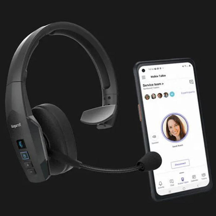 BlueParrott Wireless Bluetooth Mono Headset with Audio Essentials Bundle