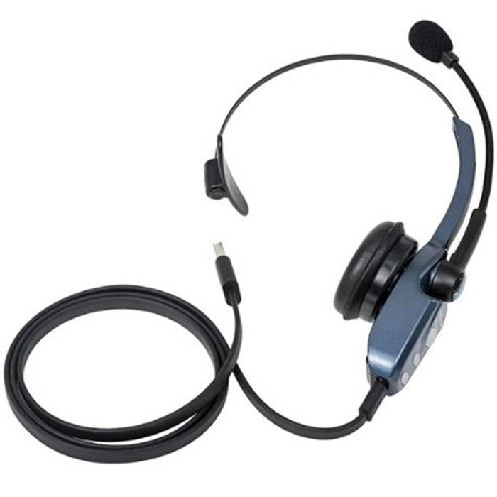 BlueParrott Bluetooth Mono Noise-Canceling Headset with Audio Essentials Bundle