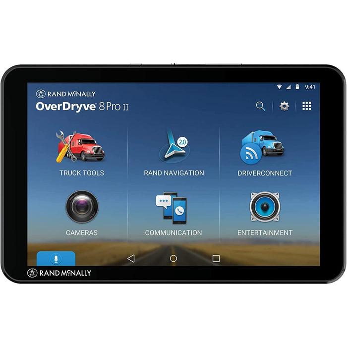 Rand Mcnally OverDryve 8 Pro II Truck GPS and Connected Tablet