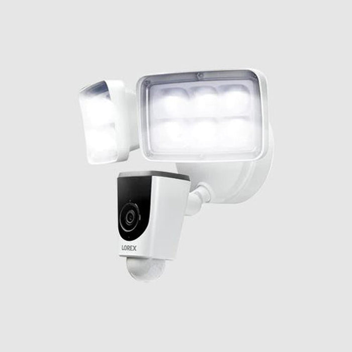 Lorex 1080p Wi-Fi Floodlight Camera White with 2 Year Extended Warranty