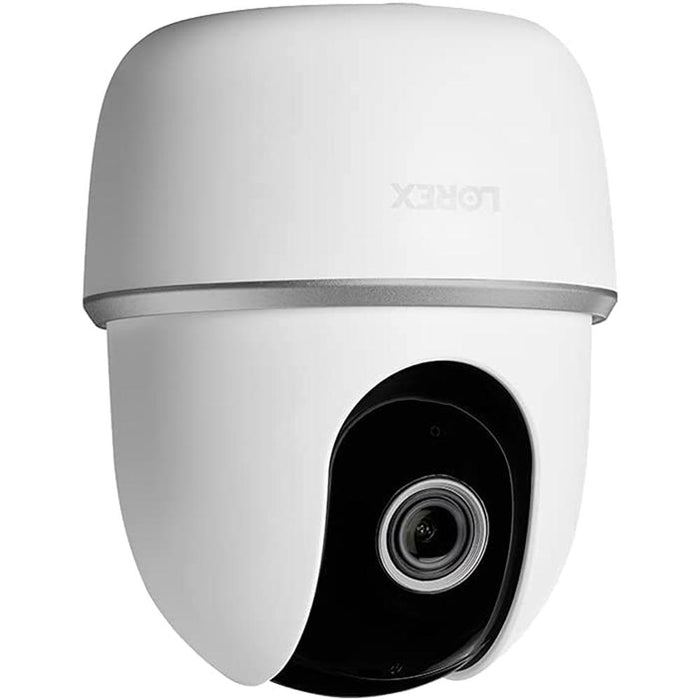 Lorex 2K Pan-Tilt Indoor Wi-Fi Security Camera White + 2 Year Extended Warranty