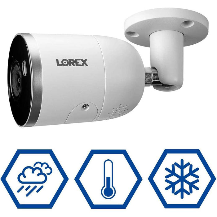 Lorex 4K Ultra HD Smart Deterrence IP Camera with Motion Detection Plus 3 Pack