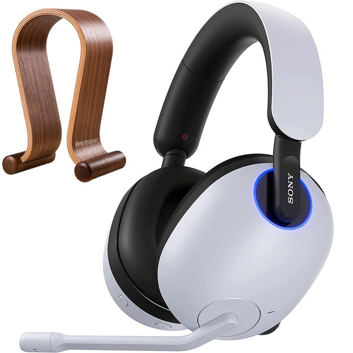 Sony INZONE H9 Noise Cancelling Gaming Headset + Deco Gear Wood Headphone Holder