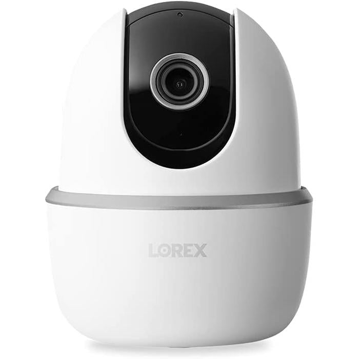 Lorex 2K Pan-Tilt Indoor Wi-Fi Security Camera, White (W462AQC-E) - 2-pack