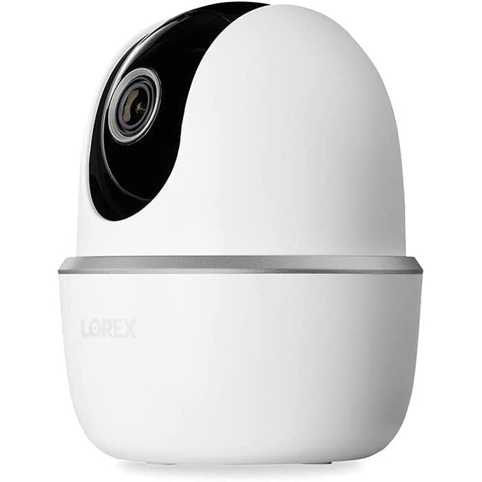 Lorex 2K Pan-Tilt Indoor Wi-Fi Security Camera, White (W462AQC-E) - 2-pack