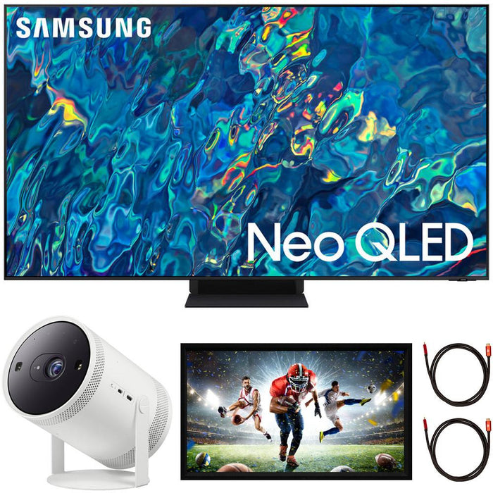 Samsung QN85QN95BA 85" QLED 4K UHD HDR Smart TV (2022) with The Freestyle Projector