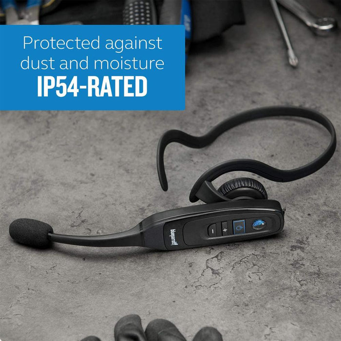 BlueParrott C400-XT Bluetooth Mono Noise-Canceling Convertible Headset w/ Warranty Bundle