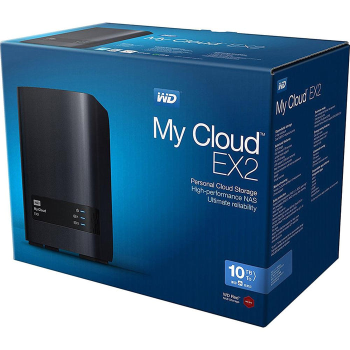 Western Digital My Cloud EX2 10 TB Personal Cloud Storage - Open Box