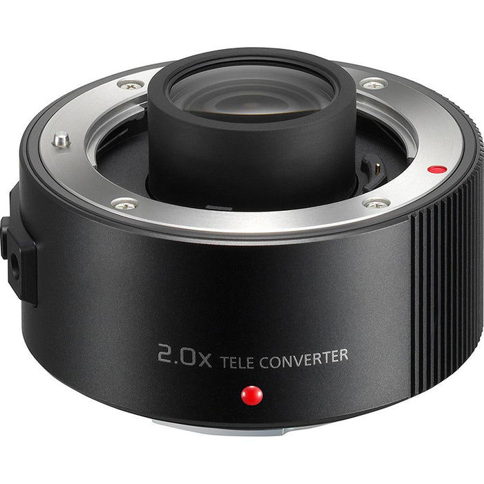 Panasonic LUMIX 2.0X Teleconverter Lens for H-ES200, Black (DMW-TC20) - Open Box