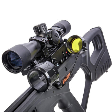 Bear Archery AC03A2AA185 Intense Crossbow Kit, Truetimber Strata + Tactical Accessory Bundle