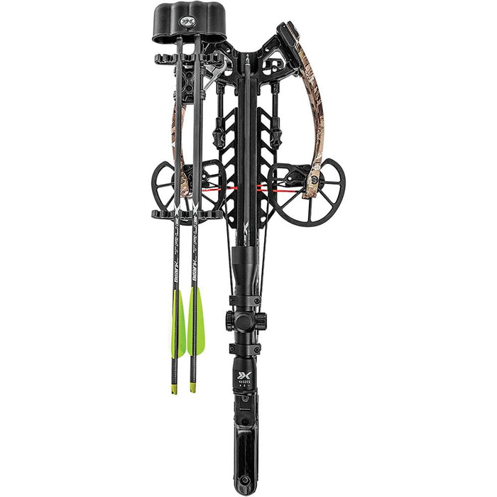 Bear Archery AC15A2A2183 Impact Crossbow Kit, Truetimber Strata + Tactical Accessory Bundle