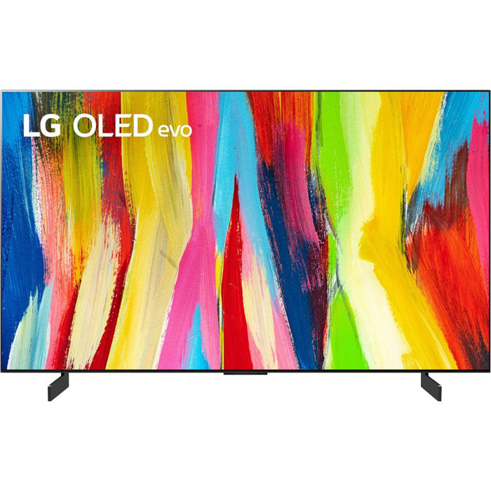 LG OLED48C2PUA 48 Inch HDR 4K Smart OLED Evo TV (2022) - Refurbished