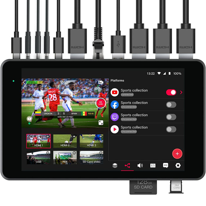 YoloLiv YoloBox Pro Portable Multi-Camera Live Stream Studio/Switch