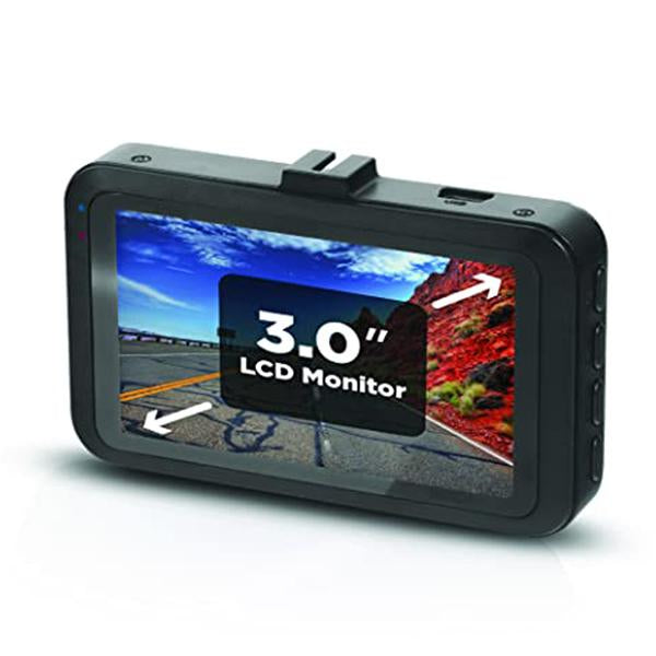 Minolta MNCD330 1080p Car Camcorder/Dashcam with 3.0" LCD Monitor (Red)