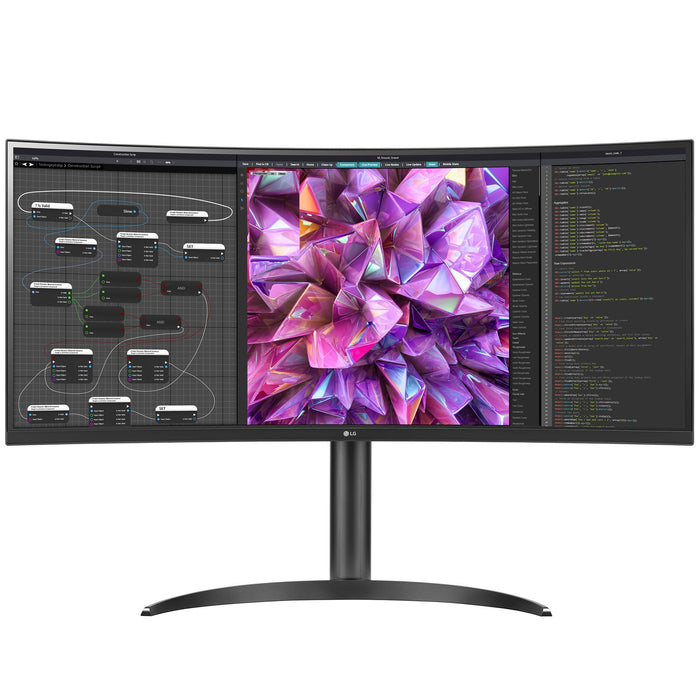 LG 34WQ75C-B 34" Curved UltraWide QHD IPS PC Monitor + 2 Year Protection Pack