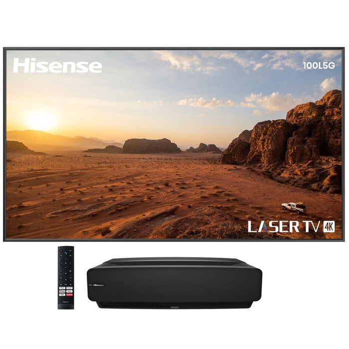 Hisense 100" 4K Ultra-Short-Throw LASER TV & 100'' Screen with DIRECTV STREAM Bundle