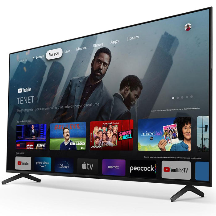 Sony 85" X85K 4K HDR LED TV with Smart Google TV 2022 with DIRECTV STREAM Bundle