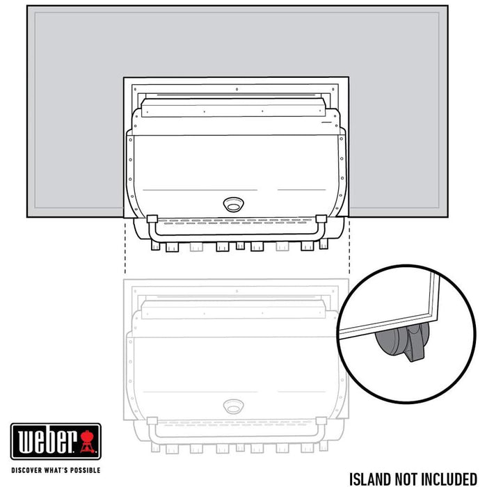 Weber Summit S-660 Built-In Grill w/ Rotisserie & Smoker w/ Warranty + Accessories Kit
