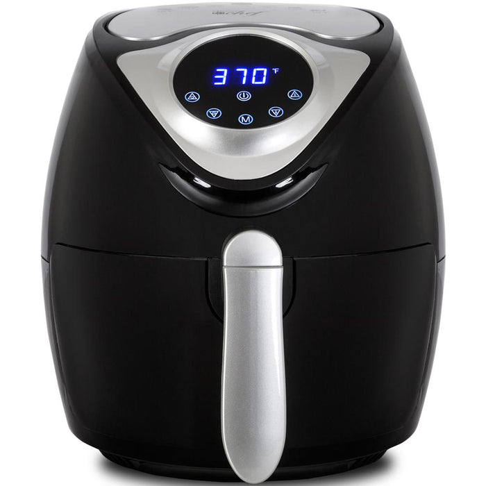 Deco Chef 3.7QT Electric Oil-Free Digital Air Fryer for Healthy Frying - Renewed