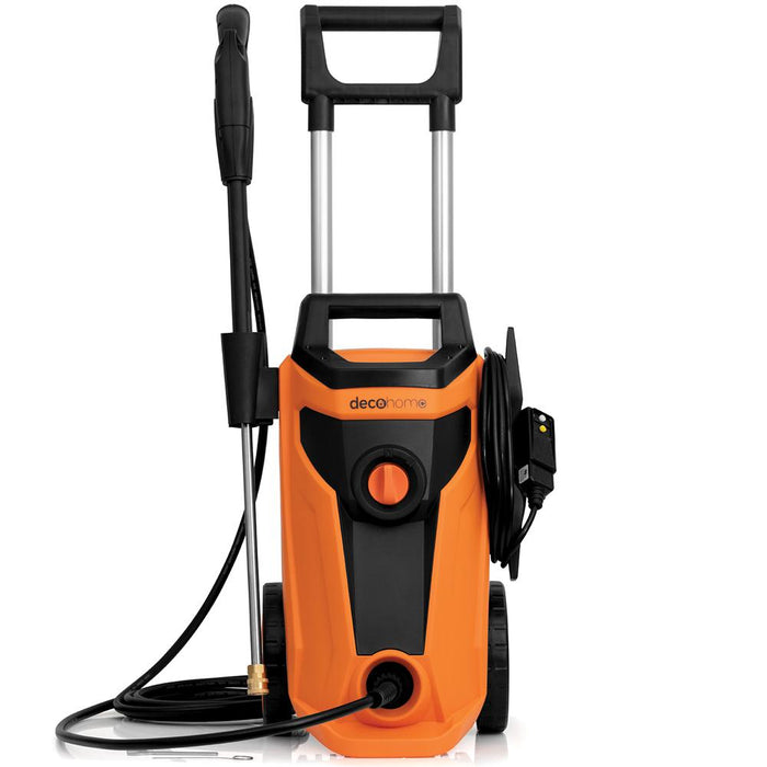 Deco Home 1800W Electric Pressure Washer with Auto Stop Water Gun - Renewed