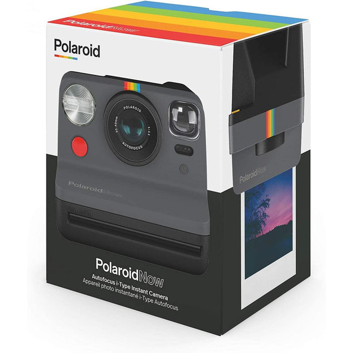 Polaroid Originals PRD9028 Now I-Type Instant Camera - Black + Deco Camera Bag