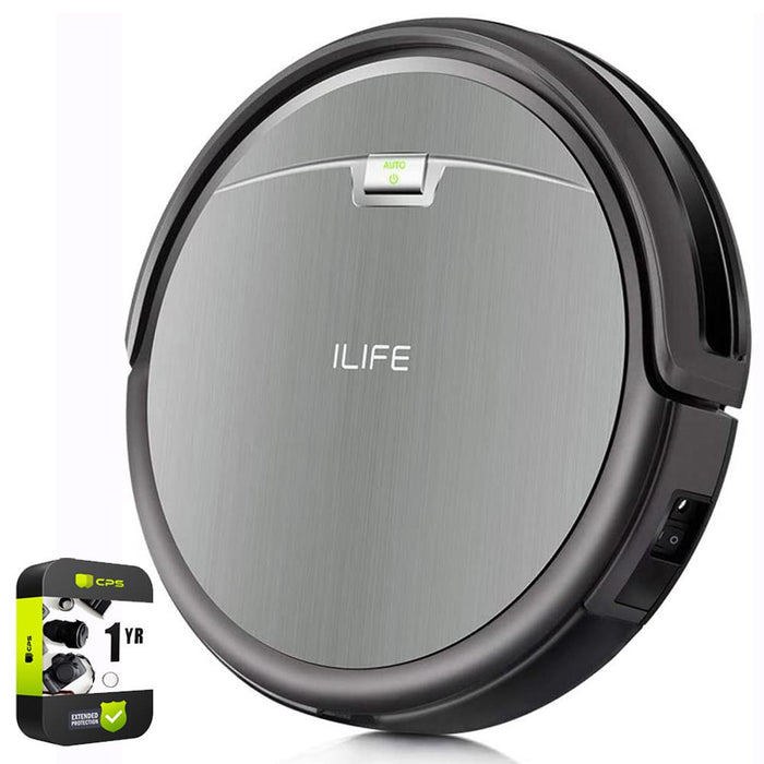 iLife Self-Charging Robot Vacuum Cleaner Renewed with 1 Year Extended Warranty