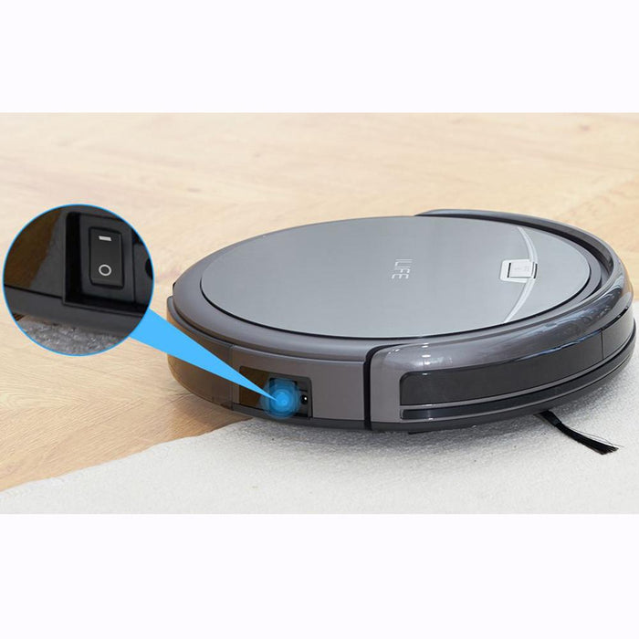 iLife Self-Charging Robot Vacuum Cleaner Renewed with 1 Year Extended Warranty