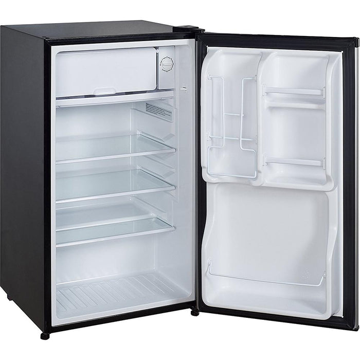 Magic Chef 3.5 Cu. Ft. Mini Refrigerator with Freezer Steel with 2 Year Warranty