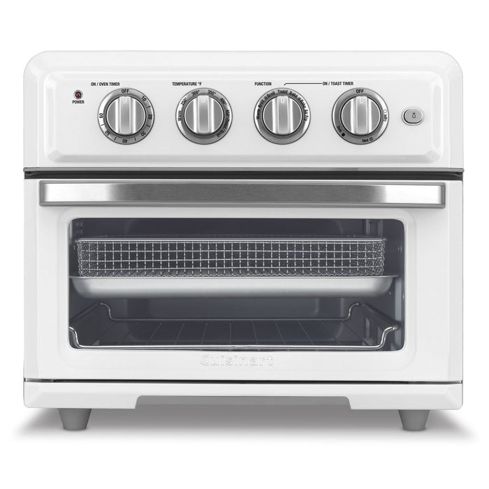 Cuisinart TOA-60W Convection Toaster Oven Air Fryer with Light, White - Refurbished