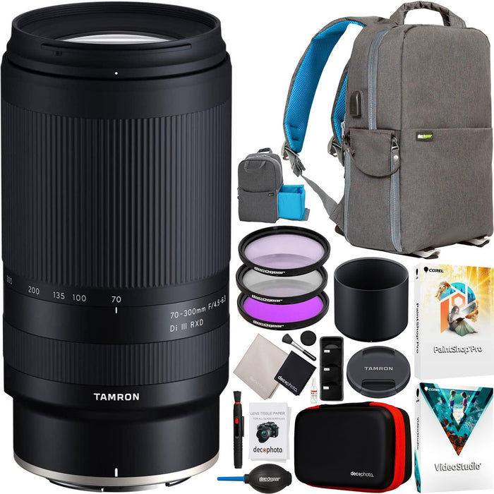 Tamron 70-300mm F4.5-6.3 Di III RXD Lens Kit A047 for Nikon Z