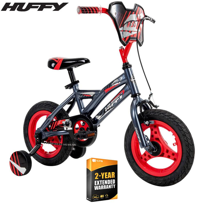 Huffy 22900 Mod X Kids 12-inch Bike - Grey w/ 2 Year Extended Warranty