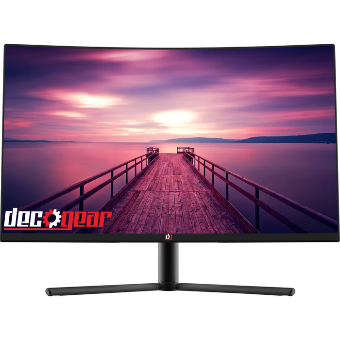 Deco Gear 32" 1920x1080 Curved Gaming Monitor, 3000:1 Contrast, 75 Hz, 6ms Refresh Rate
