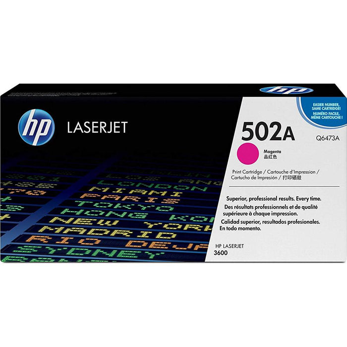 Hewlett Packard Magenta Print Cartridge for LaserJet 3600 Printers - Open Box
