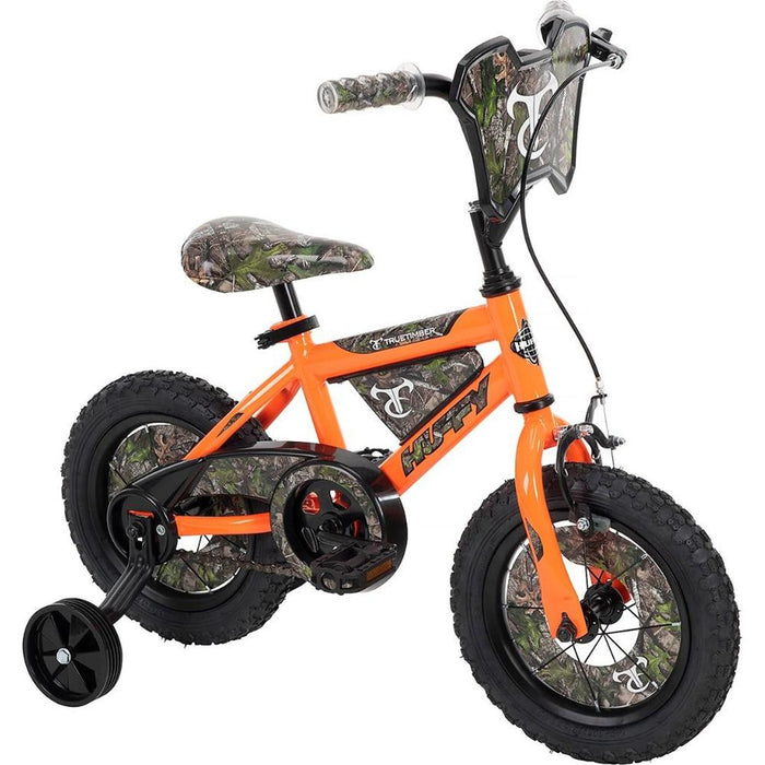 Huffy True Timber Kids 12" Bike, Orange Camo (22240) - Open Box