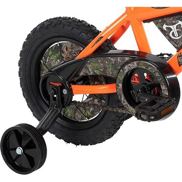 Huffy True Timber Kids 12" Bike, Orange Camo (22240) - Open Box