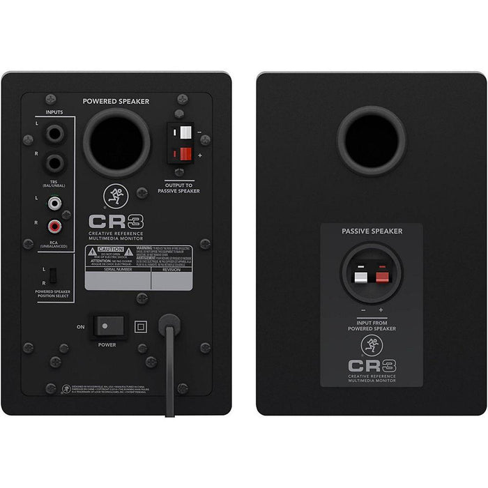 Mackie CR Series CR3 - 3" Creative Reference Multimedia Monitors (Pair) - Open Box