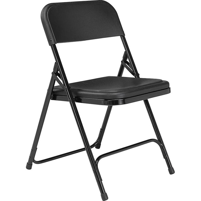 National Public Seating 800 Series Premium Lightweight Plastic Folding Chair (Pack of 4) - Open Box