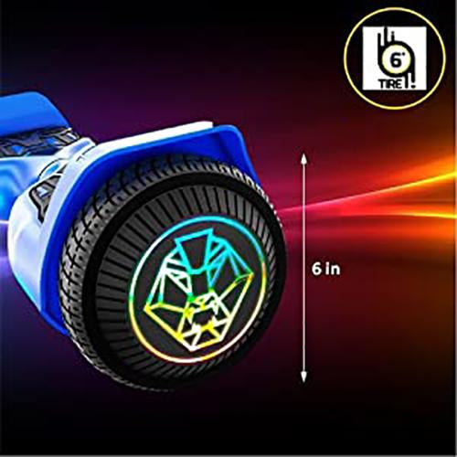 Swagtron Swagboard Twist T580 Kids and Teens LED Hoverboard - Blue - Open Box