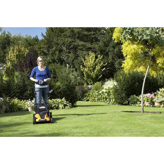 Worx 24V Cordless 14-inch Lawn Mower with IntelliCut & Removable Battery - Open Box