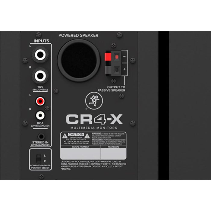 Mackie CR4-X - 4" Creative Reference Multimedia Studio Monitors - Open Box