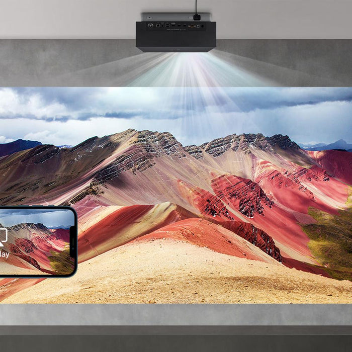 LG 4K UHD Smart Dual Laser CineBeam Projector Renewed with 4 Year Warranty